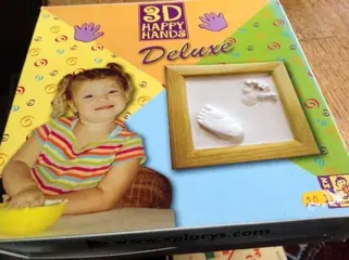 Baby hand IN GIPS, 3D, Happy hands, de luxe