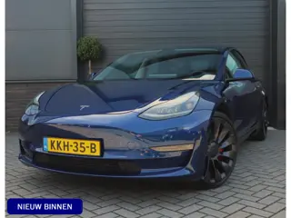 Tesla Model 3 Performance AWD 75 kWh | 87% SOH | Stoel en achterbank verwarming