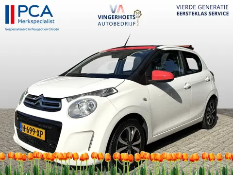 Citroën C1 Top-Dak 1.2 Airscape Shine * Airco * Elektrisch bed. Open Schuifdak * L.M. Velgen * Vinge