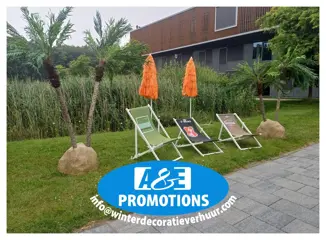 huur kunstpalmen groningen beach aloha aankleding info@winterdecoratieverhuur.com