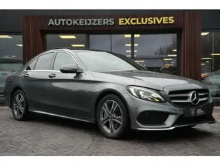 Mercedes-Benz C-klasse 350 e AMG Luchtvering Panoramadak Cruise Stoelverw. Leer