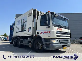 DAF CF 75 250 EEV / Haller X2C MEKAV 20 m3 / Garbage Truck - Muhlwagen - Camion Poubelle