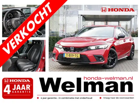 Honda Civic 2.0i e:HEV SPORT - AUTOMAAT - HYBRID - ALL WEATHERS - INSTAPLIJSTEN