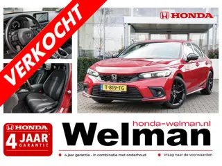 Honda Civic 2.0i e:HEV SPORT - AUTOMAAT - HYBRID - ALL WEATHERS - INSTAPLIJSTEN
