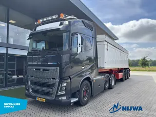 Volvo FH16 750 6x2/4 i.c.m. KWB P3 oplegger met Hiab 1185 83 kraan
