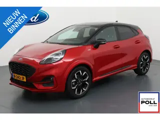 Ford Puma 125pk Eco Hybrid ST-Line X Half Leer B&O Navi Afn. Trekhaak Zwart Dak 18" LM velgen Dealer