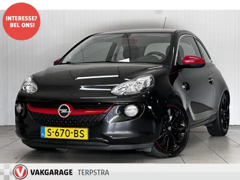 Opel ADAM 1.4 Glam/ Stuur+Stoelverw!/ LED Dagrijverl./ Half-LEDER Sportstoelen!/ Airco/ Cruise/ Blue