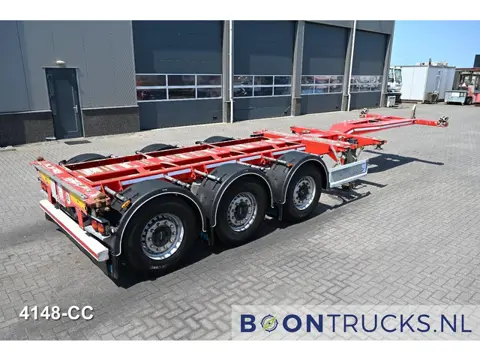 D-Tec FLEXITRAILER | 2x20-30-40-45ft HC * 2x LIFT AXLE * 2x EXTENDABLE