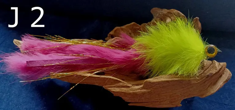 Snoekstreamers dubbele Magnum (Tiger Barred) staart zonkerstaart