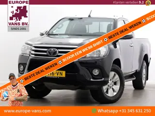 Toyota Hilux 2.4 D-4D-F 150pk E6 4X4 4WD Xtra Cab Professional Trekhaak 3500kg 01-2019