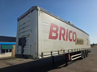 Fruehauf SAF - Disc Fruehauf 3-assige schuifzeiloplegger - SAF assen -Schijfremmen - Luchtvering - L