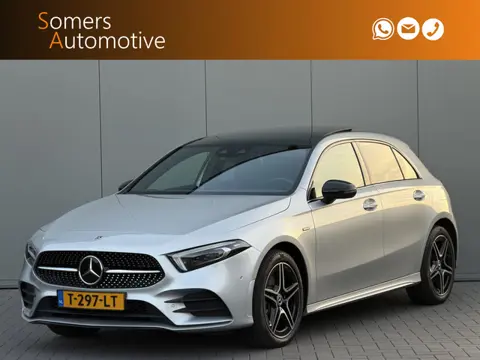 Mercedes-Benz A-Klasse 250 e AMG Night Premium Plus | Panorama | Sfeer | 360 Cam | Distronic | Apple