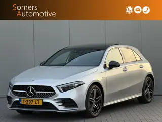 Mercedes-Benz A-Klasse 250 e AMG Night Premium Plus | Panorama | Sfeer | 360 Cam | Distronic | Apple