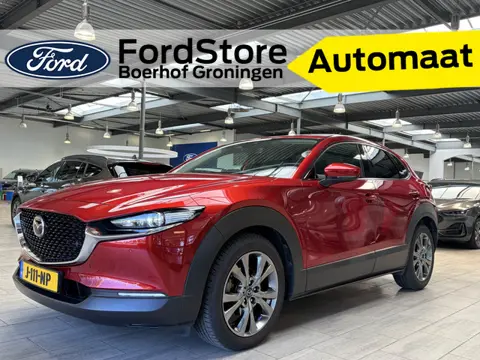 Mazda CX-30 2.0 e-SkyActiv-X M 180 pk Hybrid Luxury | Trekhaak | Camera | Leer | El. verst. stoel + 