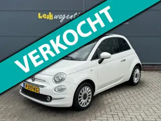 Fiat 500 1.2 Lounge *climate *carplay *navi *cruise *glasdak