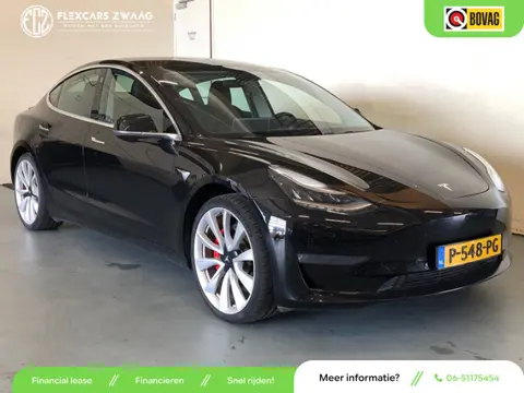 Tesla Model 3 Performance AWD 75 kWh - Panoramadak - Navi - Camera
