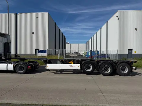 Krone 2X Container Chassis TE HUUR / FOR RENT (bj 2008)