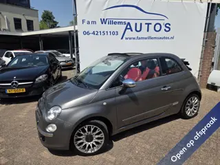 Fiat 500C 0.9 TwinAir Lounge Cabrio Clima Leer (bj 2012)