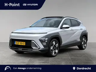 Hyundai Kona 1.6 GDI 140pk HEV Premium Sky | SCHUIF/KANTELDAK | FULL LED | PREMIUM LEDER | ADAPTIVE 