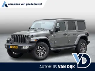 Jeep Wrangler Unlimited 4xe 380 Sahara | NL-auto/Elektr.Vouwdak/Leder/Adapt.Cruise/Keyless