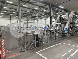 Jasa verpakkingslijn met o.a. Newtec afweegmachine en Loma metaaldetectie