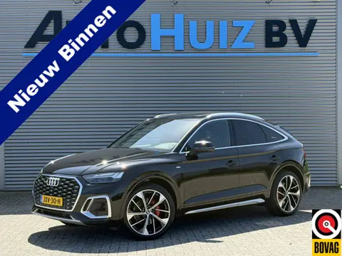 Audi Q5 Sportback 55 TFSI e S Line Luchtvering Trekhaak Panoramadak Achteruitrijcamera 21 Inch DAB K
