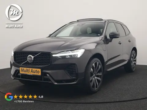 Volvo XC60 T6 AWD R-Design Long Range PHEV 398pk Dealer O.H | Trekhaak Af Fabriek | Panodak | Adapti