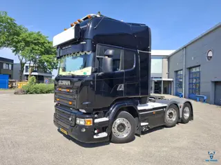 Scania R580 V8 / NL TRUCK / RETARDER / DOUBLE TANK / LIFT+LENKACHSE / TUV:09-09-2026 / LEATHER / XEN