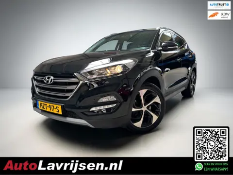 Hyundai TUCSON 1.6 TURBO Premium AUTOMAAT NAVIGATIE/CAMERA CRUISE 19 INCH LMV PDC V+A 1600KG TREKKEN