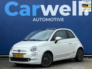 Fiat 500 0.9 TwinAir Turbo Lounge 2e Eigenaar,Climate,Navi,Pano,ElektrischeRamen,N.A.P!Apk tot 14-12