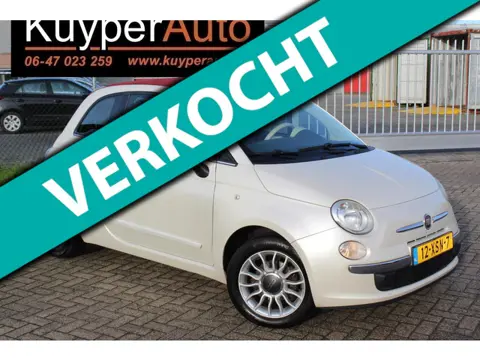 Fiat 500 C 0.9 TwinAir Lounge cabrio ,,nap,, lage km rijklaar prijs 2e eig,