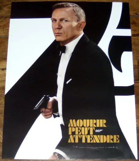 NO TIME TO DIE FRANSE filmposter.