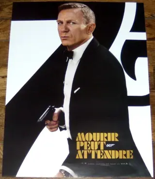 NO TIME TO DIE FRANSE filmposter.