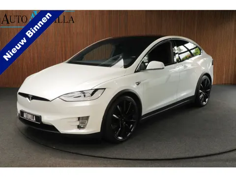 Tesla Model X Dual Motor AWD 7p. 100 kWh Autopilot Leer Navi ACC 360º Stoelverwarming voor & achter 