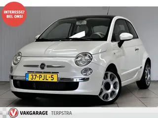 Fiat 500 1.2 Lounge/ Automaat!/ Panorama-Dak/ Airco/ Elek. pakket/ Isofix/ Blue & Me/ AUX & USB/ Chr