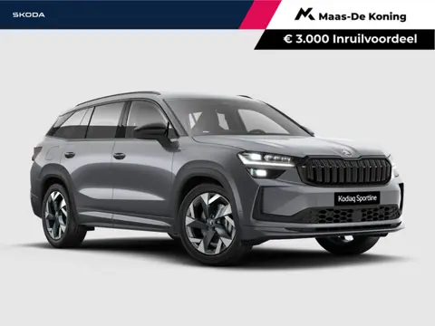 Škoda Kodiaq Sportline Business 1.5 TSI PHEV 150 kW / 204 PK SU V |Graphite Grey | Trekhaak wegklapb