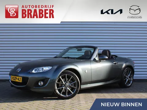 Mazda MX-5 Roadster Coupé 1.8 Hanabi | Stoelverwarming | Leer | Navi | 17" LM | Cruise | Clima | Har
