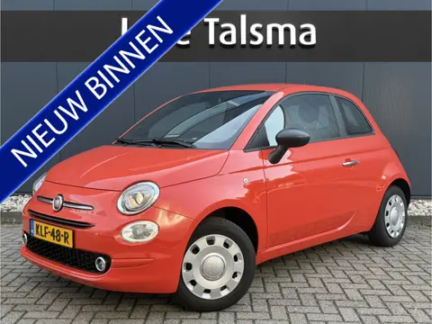 Fiat 500 1.0 Hybrid | Oranje | Apple Carplay/Android Auto | Licht/regensensor | Mistlampen voor