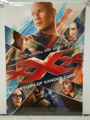 XXx : RETURN OF XANDER CAGE filmposter.