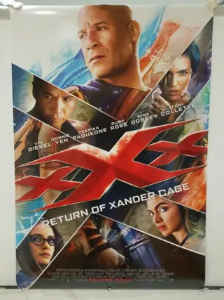 XXx : RETURN OF XANDER CAGE filmposter.