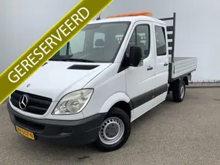 Mercedes-Benz Sprinter 213CDI DC 6 Pers Pick Up Trekhaak 2000 kg Zwaai Licht Bakmaat L.270/B.195/H.0
