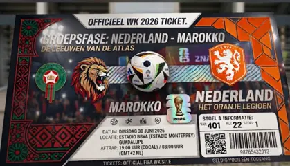 Ticket Marokko Nederland