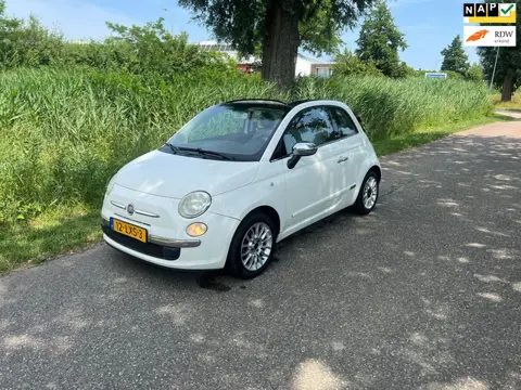 Fiat 500 C 1.2 Lounge Automaat Airco Half Leder Cabrio