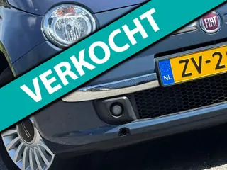 Fiat 500 1.2 Lounge| Blu Carismatico | Airco/Panorama Dak - Perfecte Stadsauto!