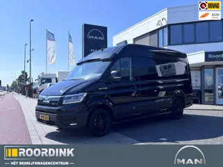 MAN TGE 3.160 RWD Black Lion 3500 kg AHW Gewicht, Achterwielaandrijving, Lederen bekleding, sidebars
