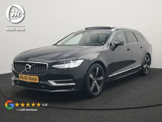 Volvo V90 T8 AWD Inscription Plug In Hybrid 394pk Dealer O.H PHEV | Trekhaak af Fabriek | Panodak | 