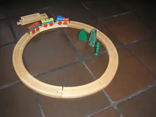 Houten trein,