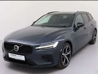 Volvo V60 2.0 T8 Plug-in hybrid AWD Plus Dark ** LEDER, PANO, 360gr, 19-inch LMV, WINTER, MEMORY ** 