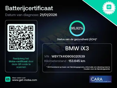 BMW IX3 95% SOH Executive 80 kWh Shadow Line Pano|Leder|Sfeer|Dealer Onderhouden