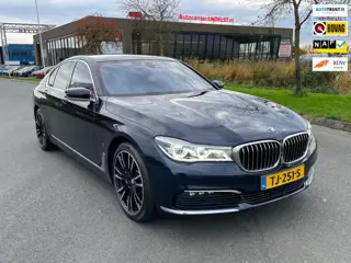 BMW 7-serie 740e iPerformance High Executive, Aut, Leder, Stoel/Stuurverw, Acc, Cam, Geen import, Na
